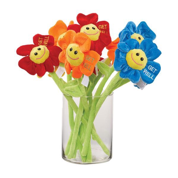 Plush Get Well Flowers 18&quot;