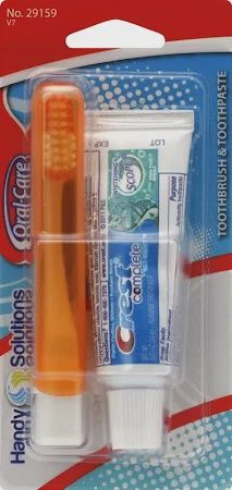 Crest Travel Kit With Toothbrush &amp; Toothpaste