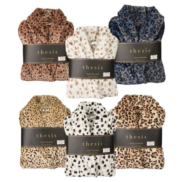 Luxury Animal Print Robes