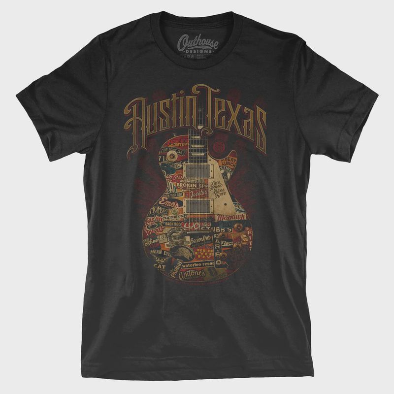 Austin Guitar Shirt