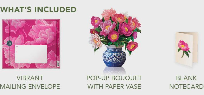 Pop Up Flower Peony Paradise