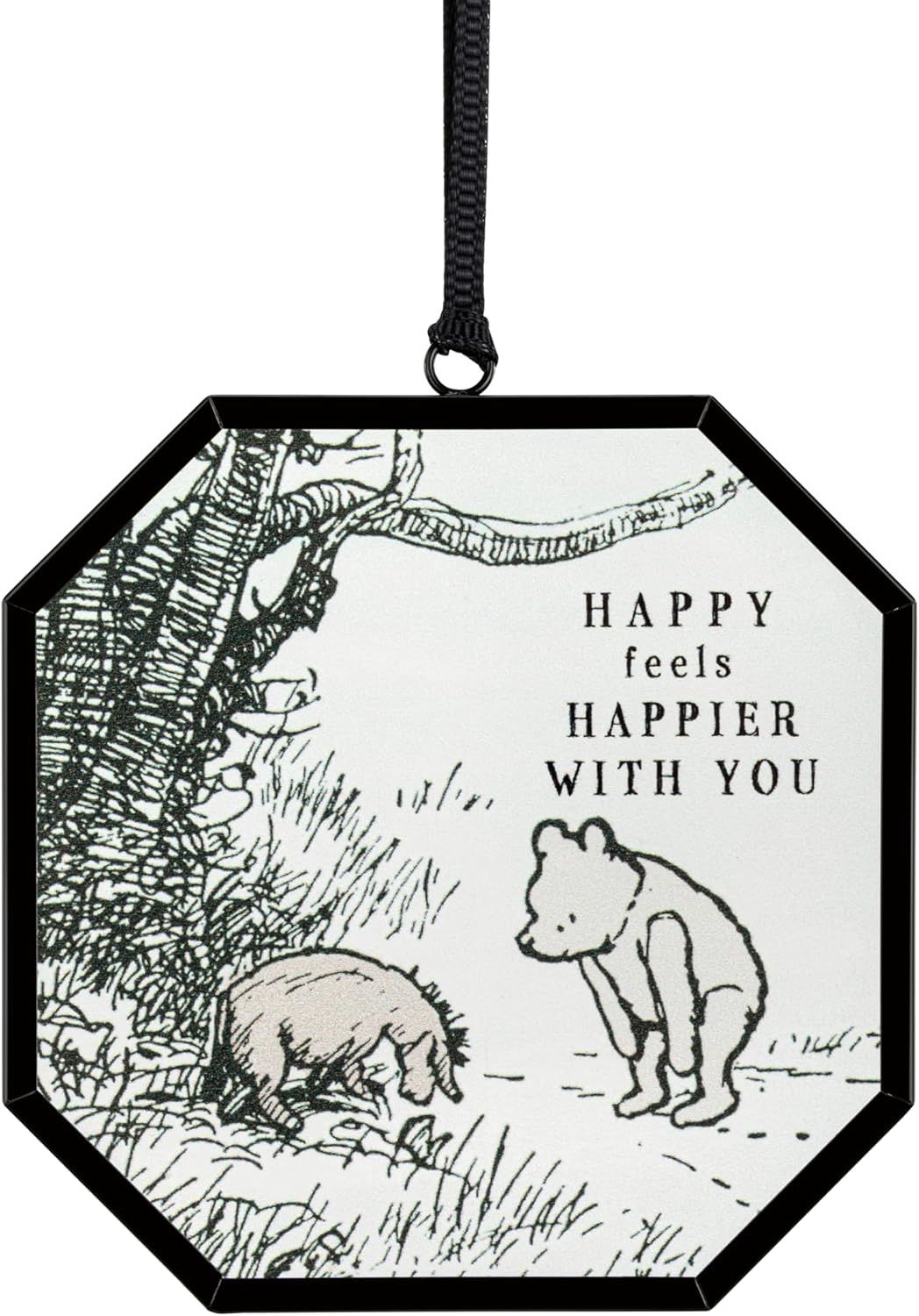 Winnie the Poo Happier with You Suncatcher
