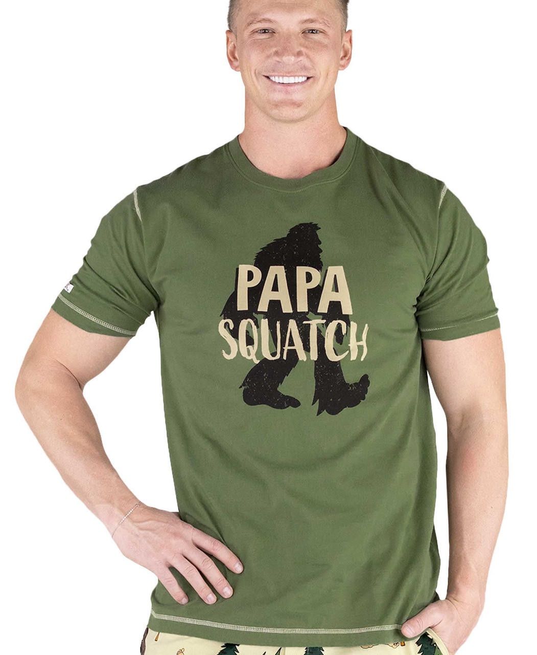 Papa Squatch PJ Tee, Size: small