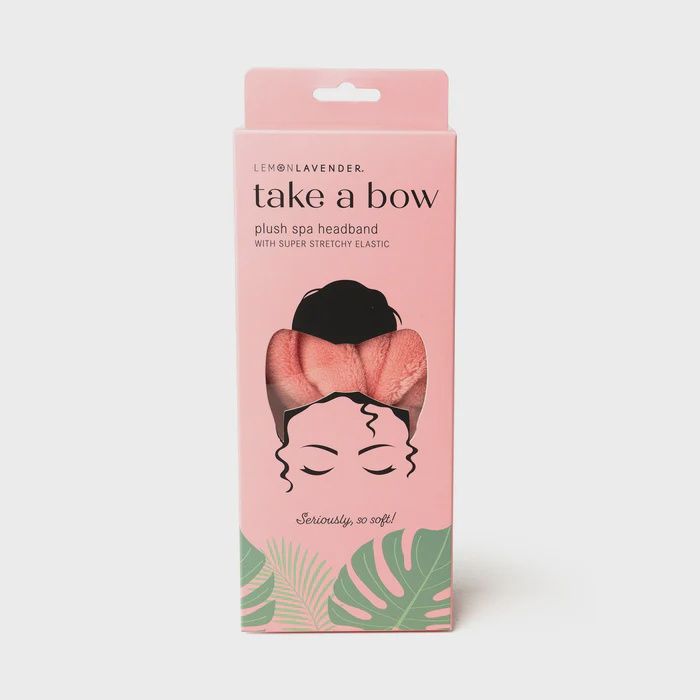 Plush Spa Headband - Take a Bow