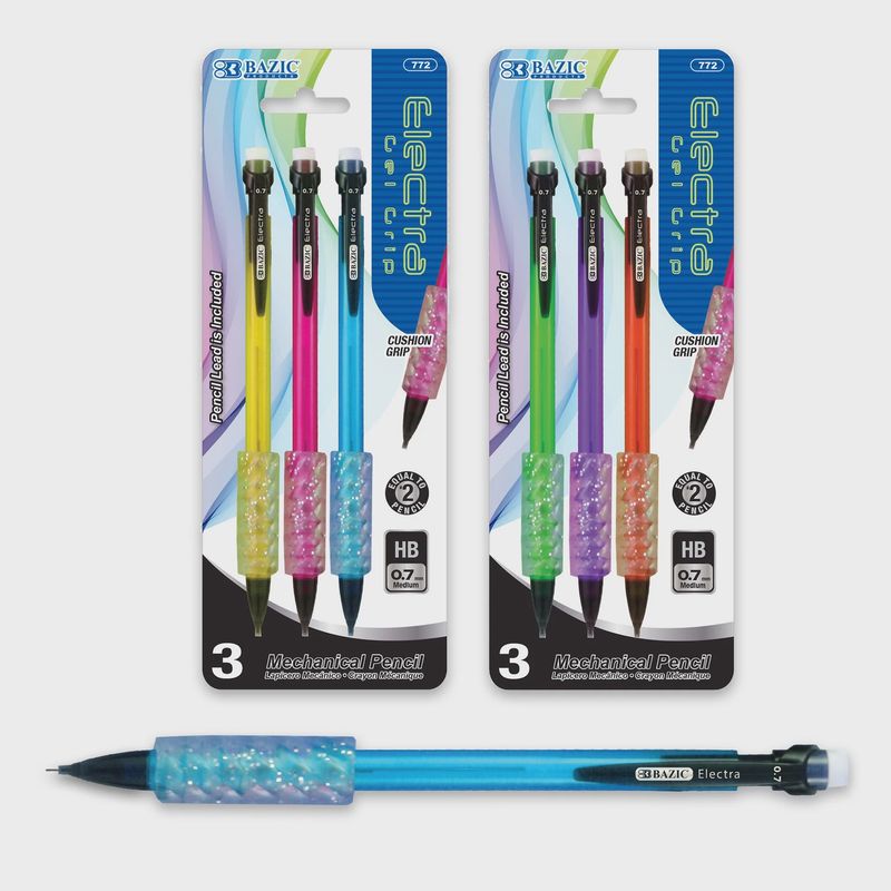 Bazic Mechanical 3 Pack Pencils
