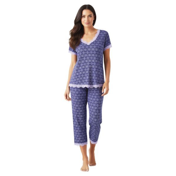 Capri Lavender Pajama 2pc Set, Size: small