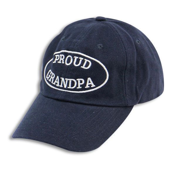 Proud Grandpa Blue Cap Embroidered