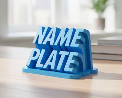 Customize Name Plate