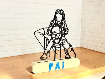 Line Art Plaque