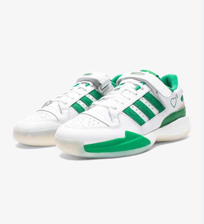 Size 12 Adidas forum human made green new with box