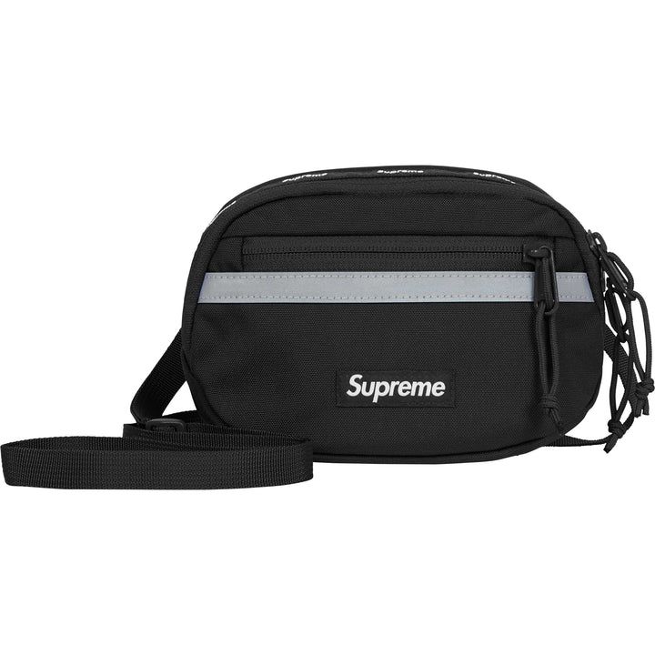 Supreme black mini side bag fw24