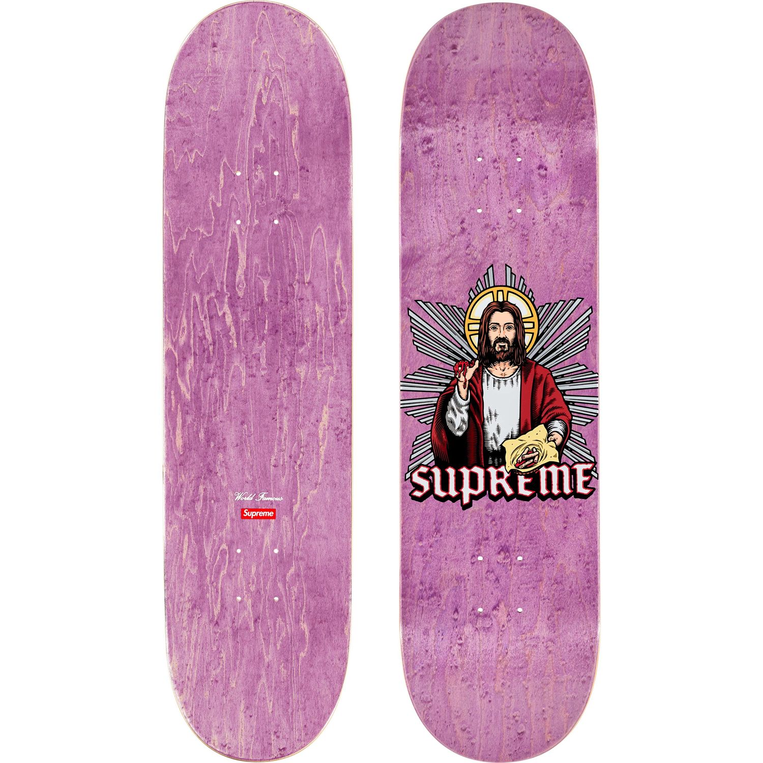 Superme Jesus purple deck