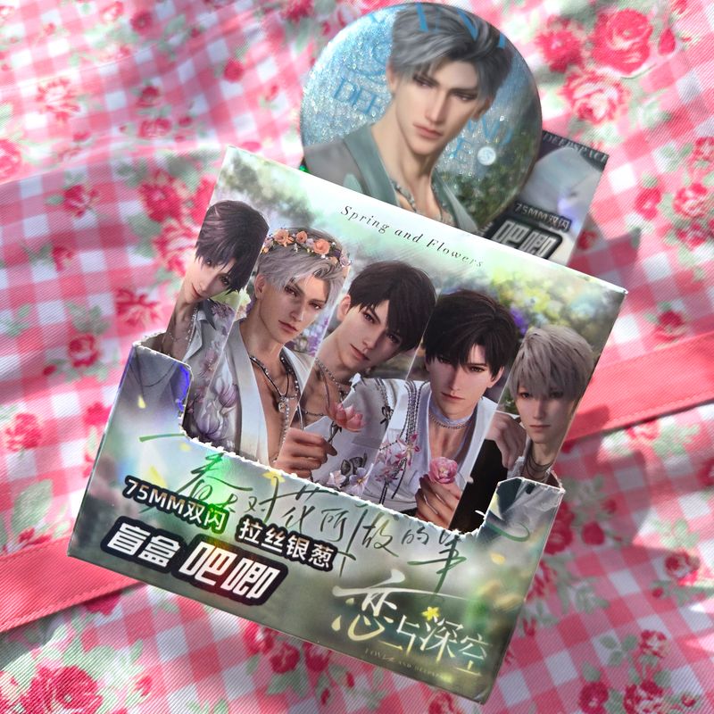 Love And Deep Space Blind Box - Spring and Flowers - 75mm Button