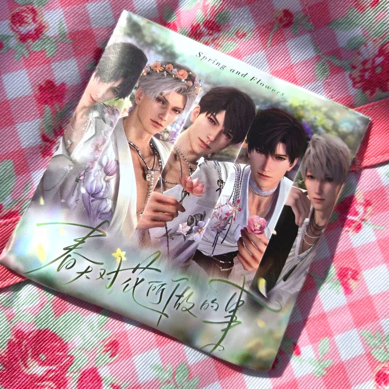 Love And Deep Space Blind Box - Spring and Flowers - 75mm Button