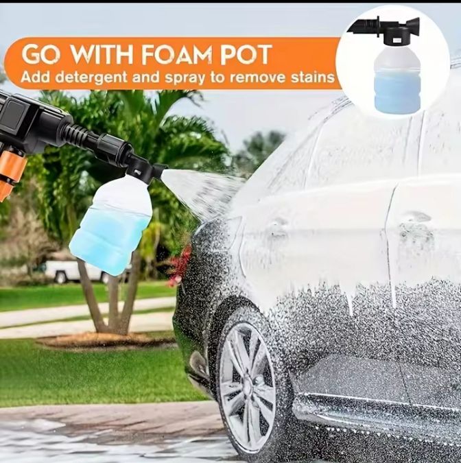 Cordless spray washer