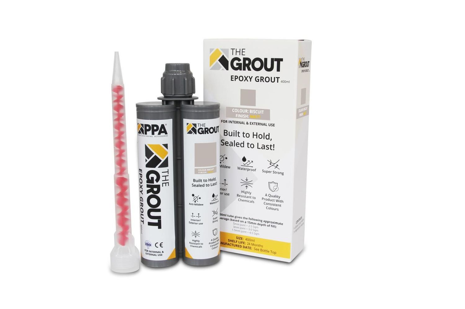 PPA Epoxy Grout (MATT) - 400ml - Biscuit