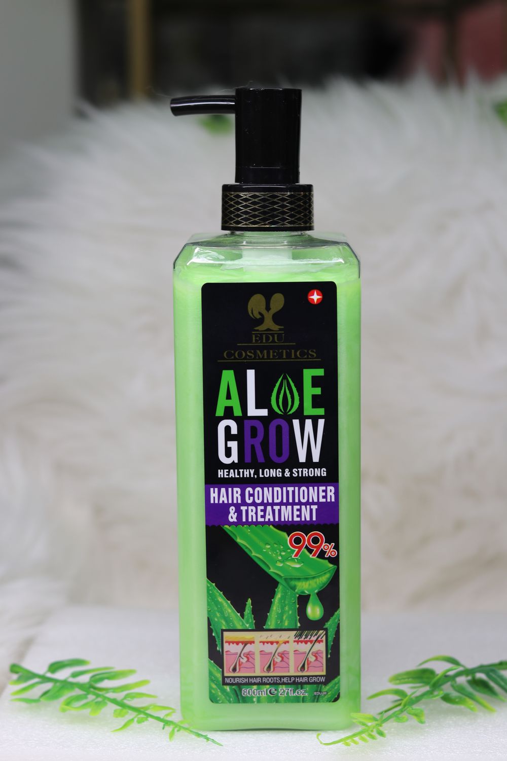 EDU Aloe grow hair conditioner&treatment, 800ml