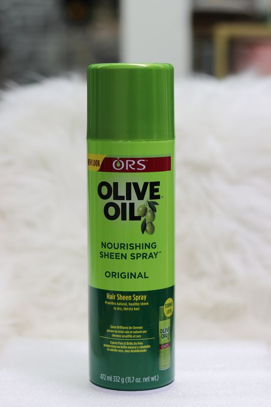 ORS olive oil nourishing sheen spray, 472ml/332g