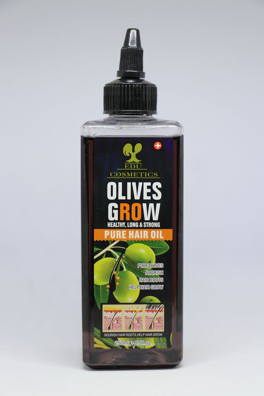 EDU olives grow pure hair oil, 250ml