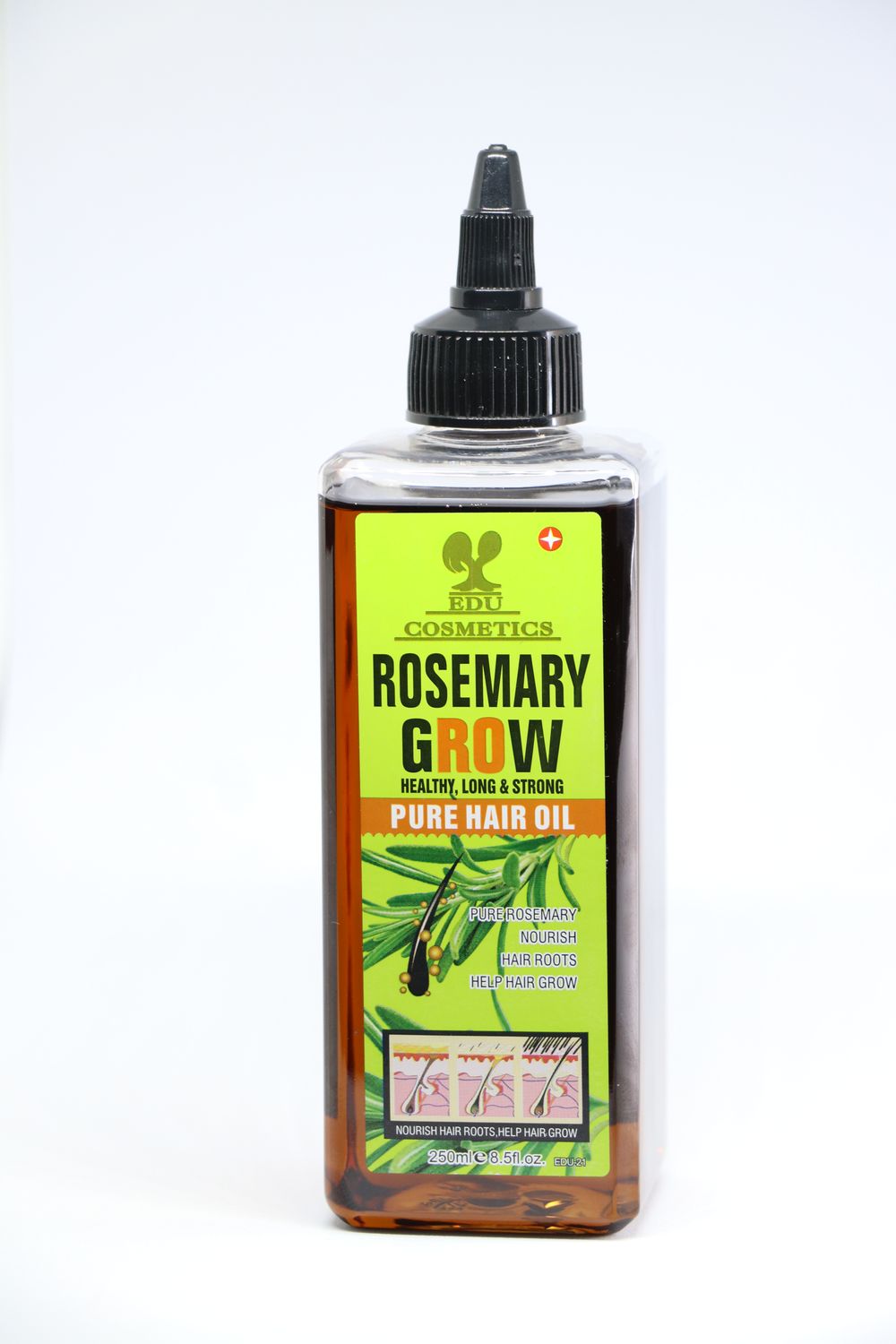 EDU rosemary grow pure hair oil, 250ml