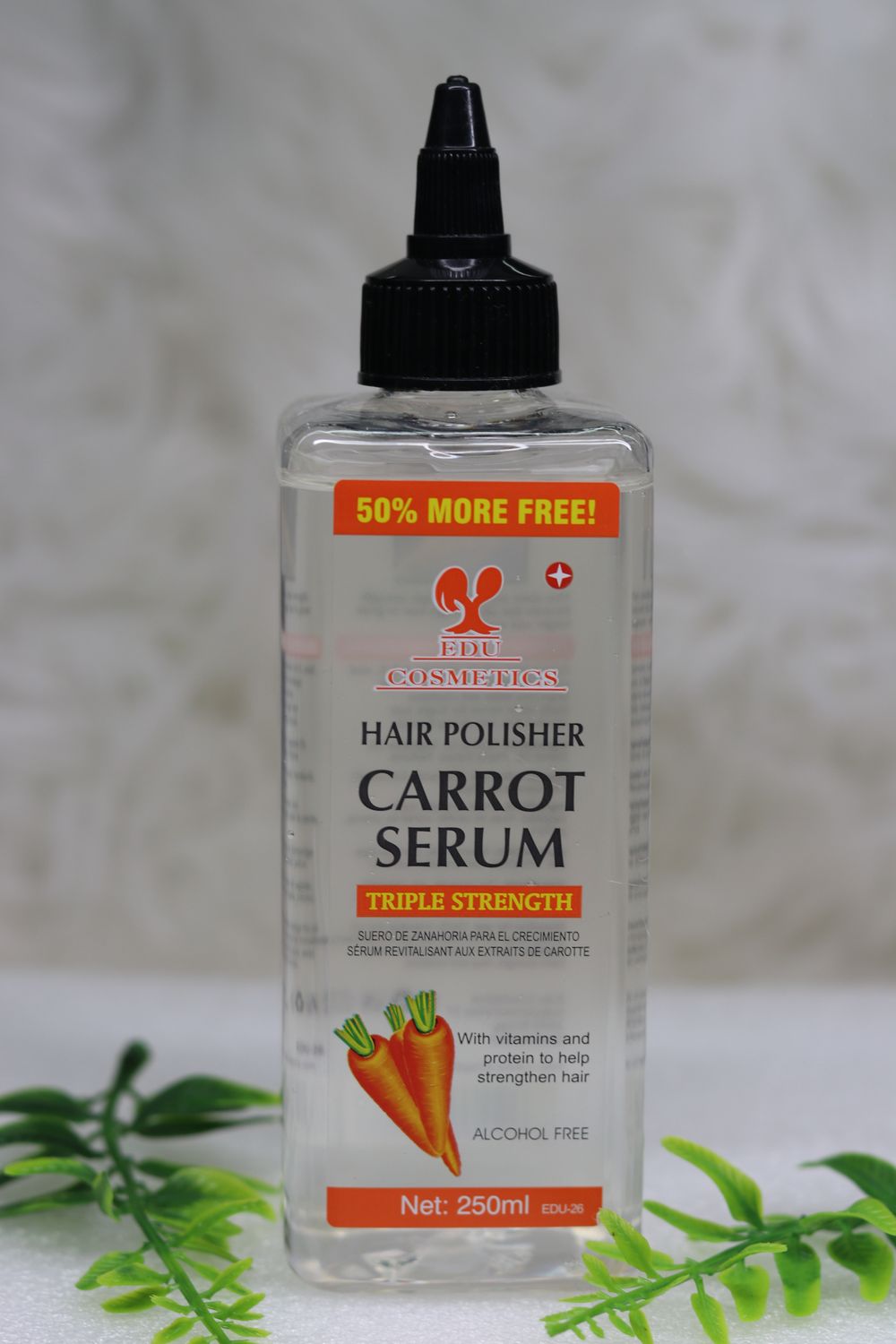 EDU carrot serum hair polisher, 250ml