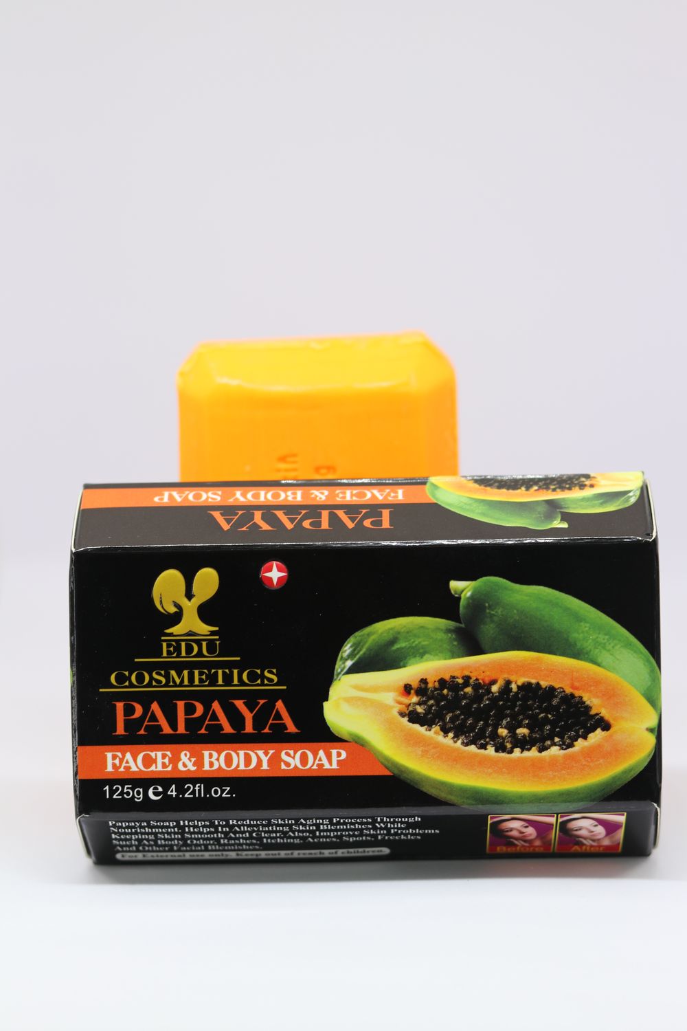 Dabur Papaya Face & Body Soap, 125g