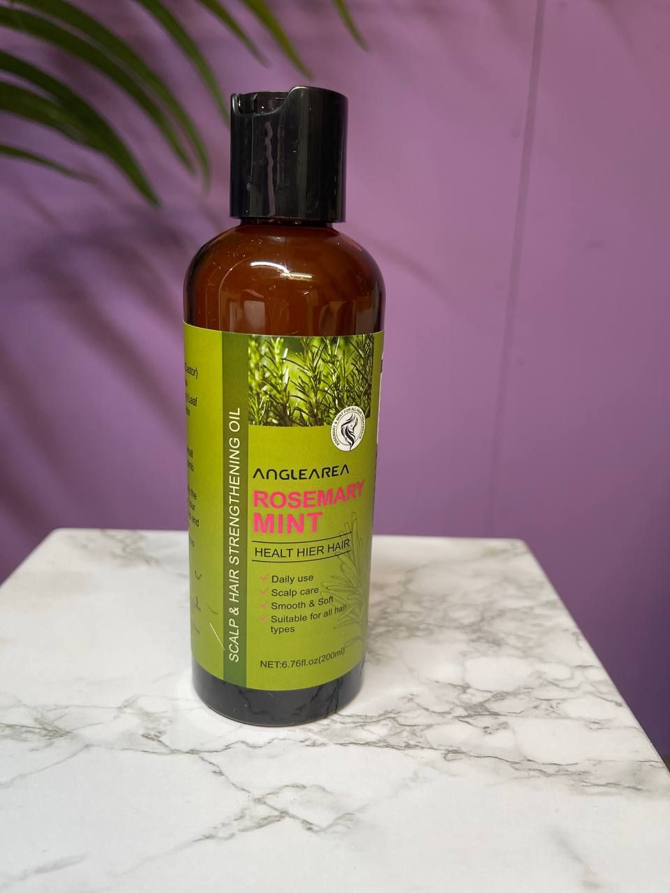 Rosemary mint Healthier hair, scalp & hair strengthening oil, 200ml