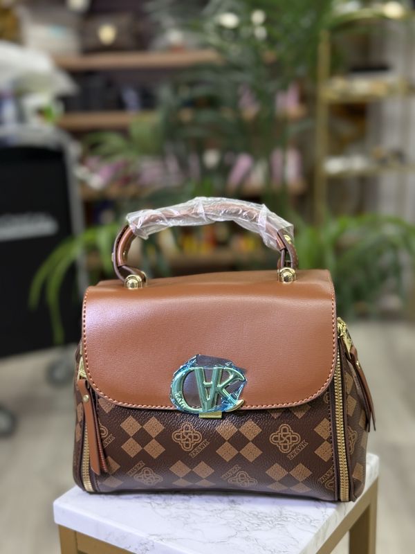 Damenhandtasche Model 2025 Umhängetasche, Kaffee