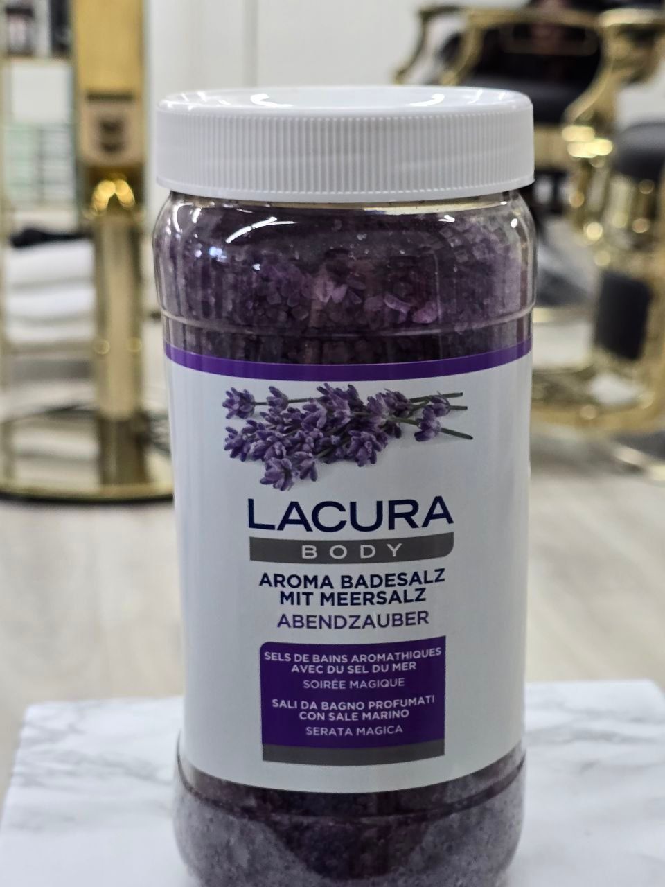 Lacura Body Aroma Badesalz Abendzauber, 1150g