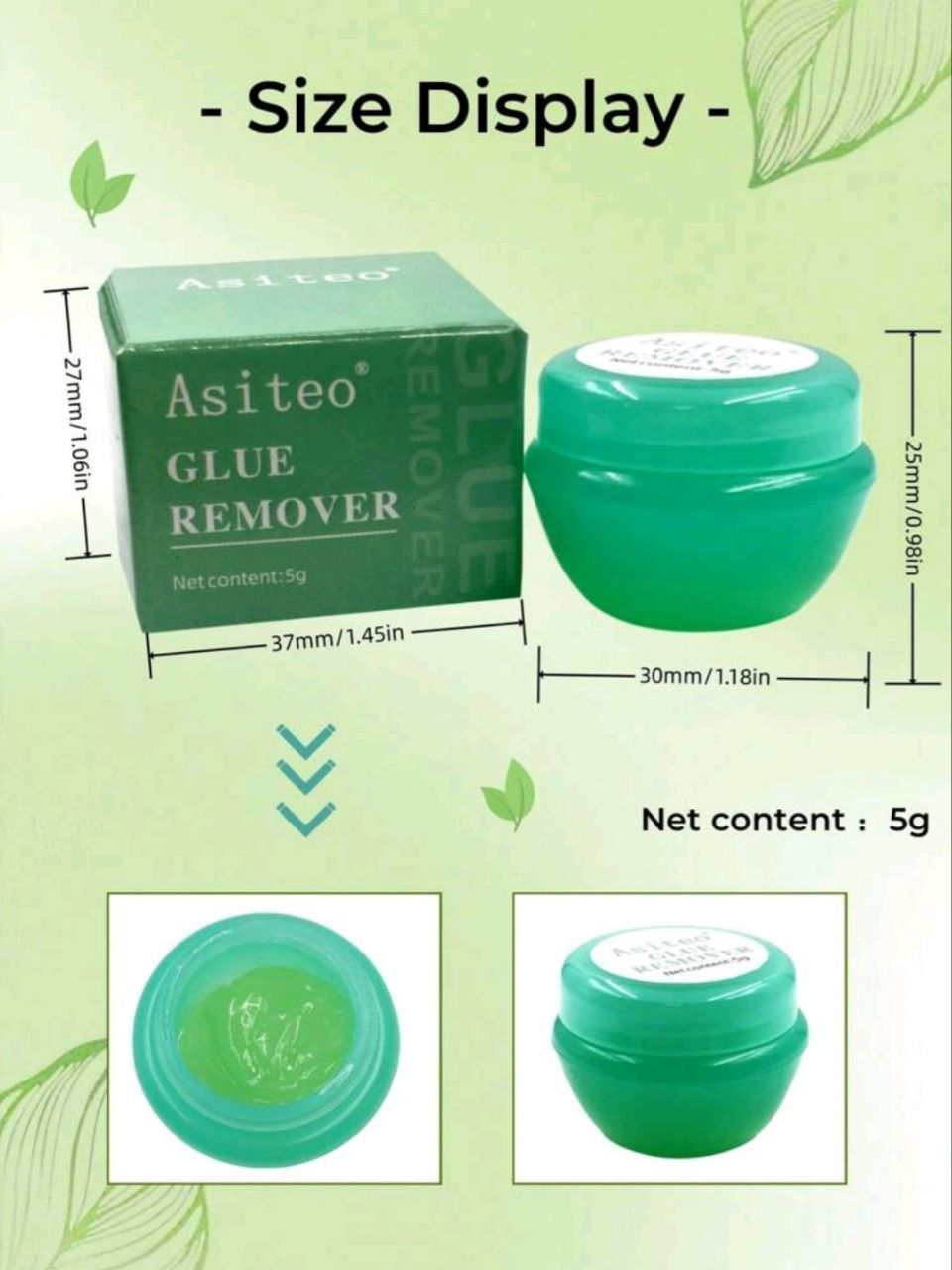 Asiteo Glue Remover, 5g