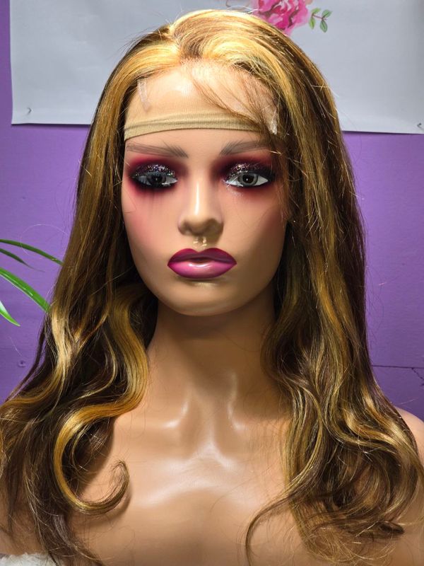 Highlight ombre lace front 4*4 HD wig locke, 180 Dicke Highlight ombre lace front 4*4 HD wig locke, 180 Dicke