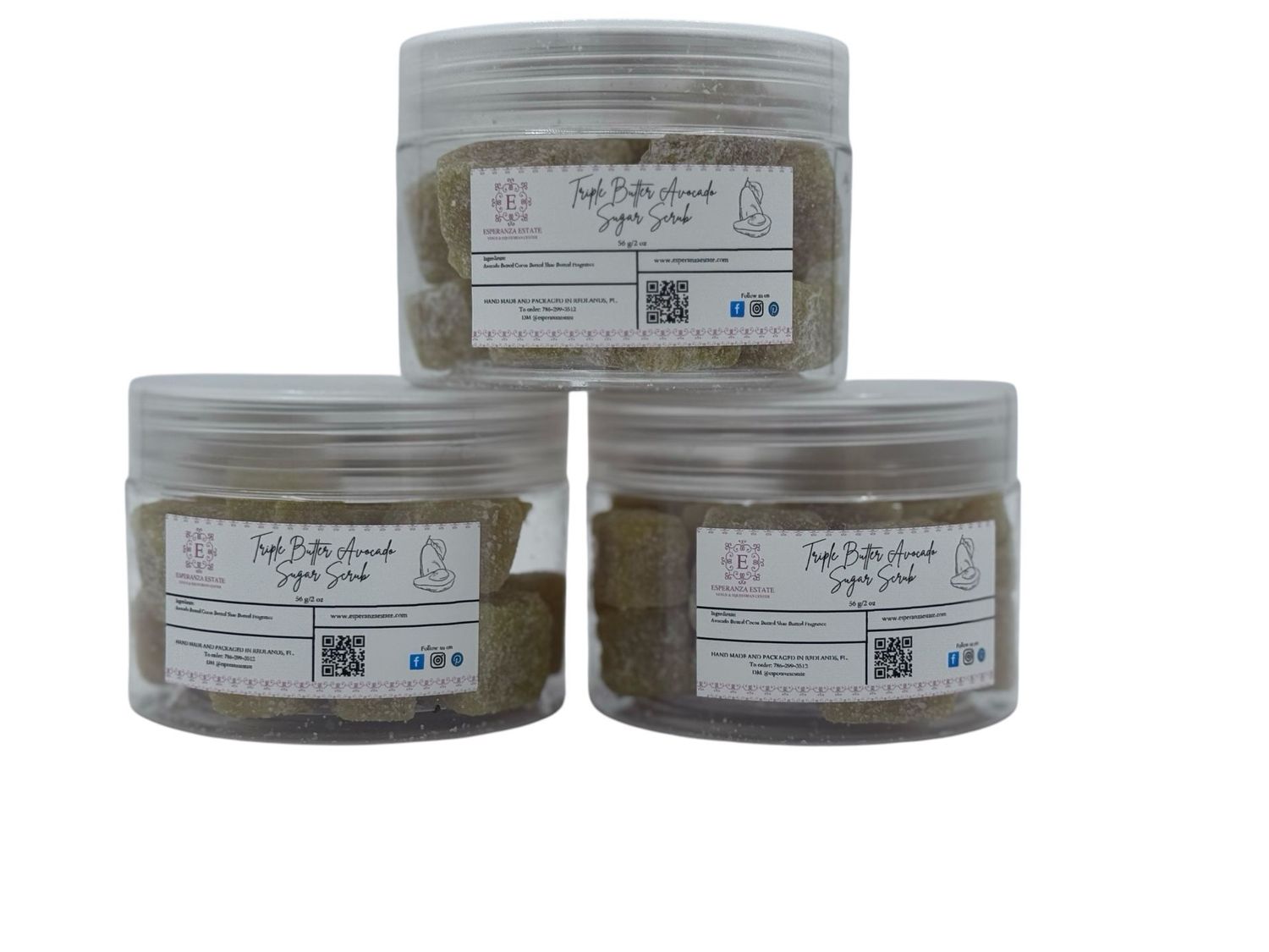 TRIPLE BUTTER AVOCADO SUGAR BODY SCRUB