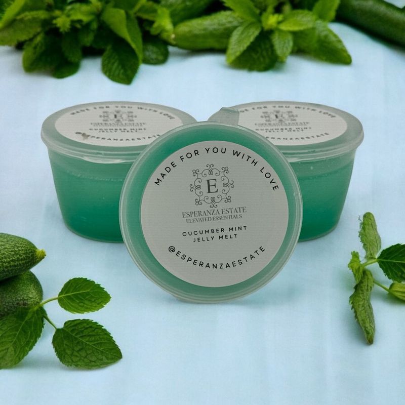 COOLING CUCUMBER JELLY WAX MELTS