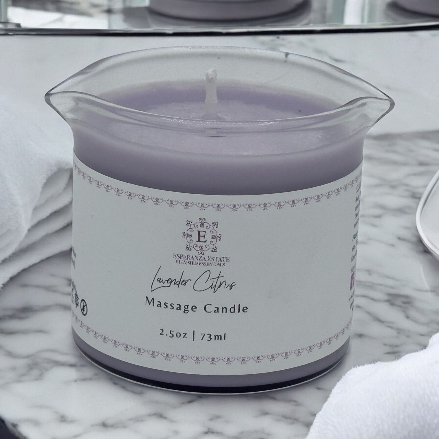 LAVENDER CITRUS MASSAGE CANDLE