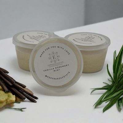 VANILLA ROSEMARY MINT JELLY WAX MELTS
