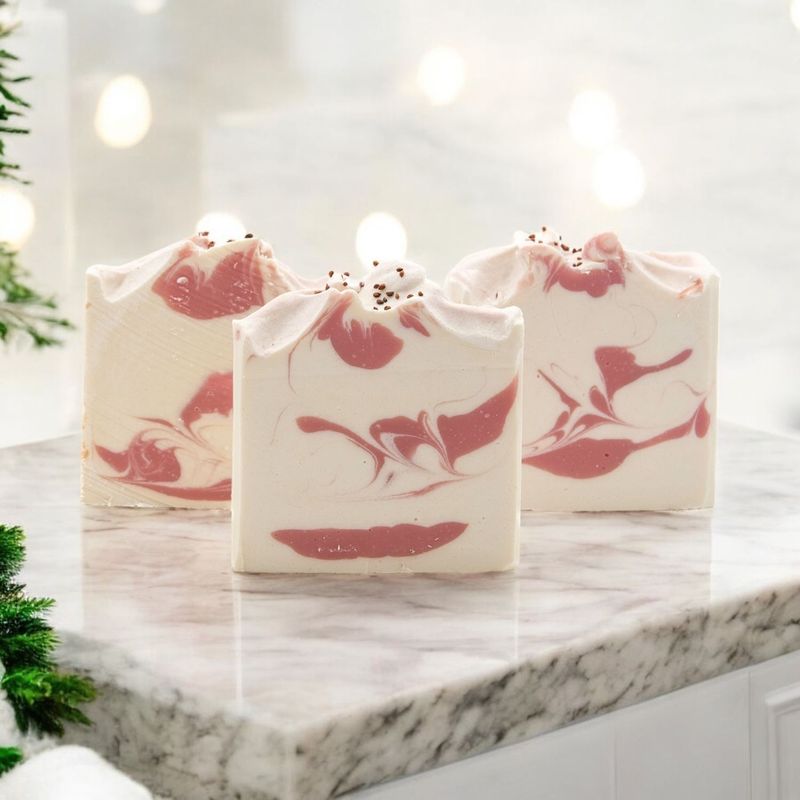 PEPPERMINT SWIRL SOAP