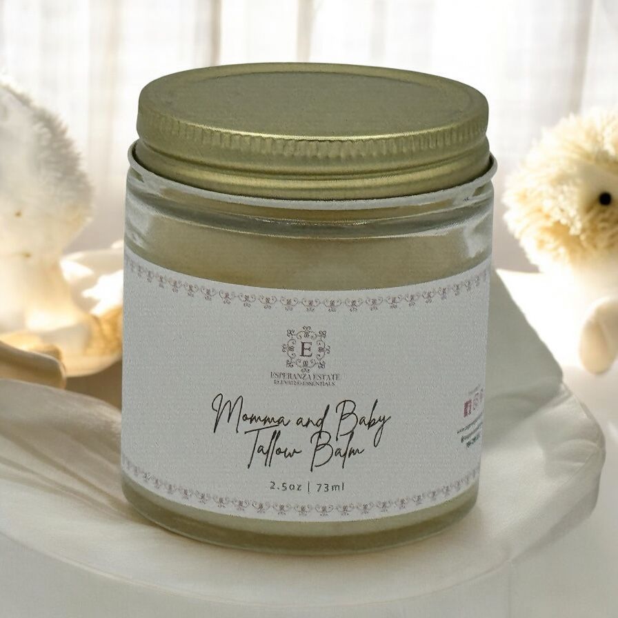 Momma & Baby Tallow Balm – Bloom & Belly (Lotus passion Flower Blend)