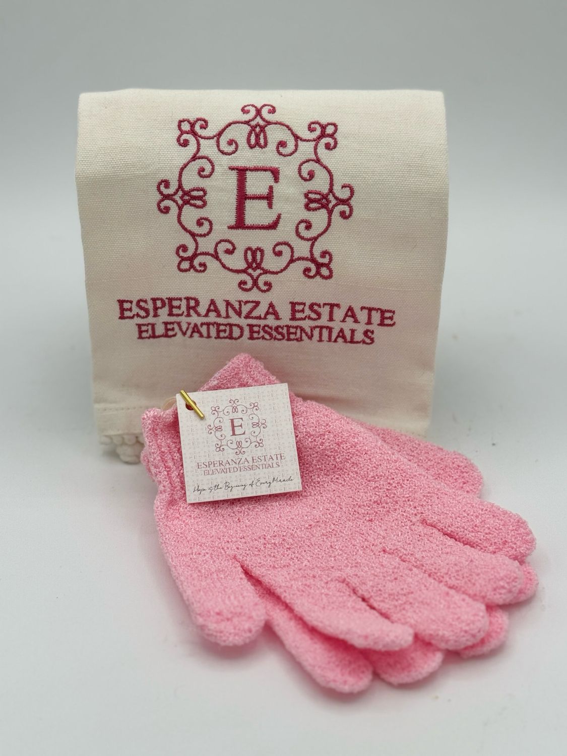 EEE FACE TOWEL AND EXFOLIATION GLOVE SET