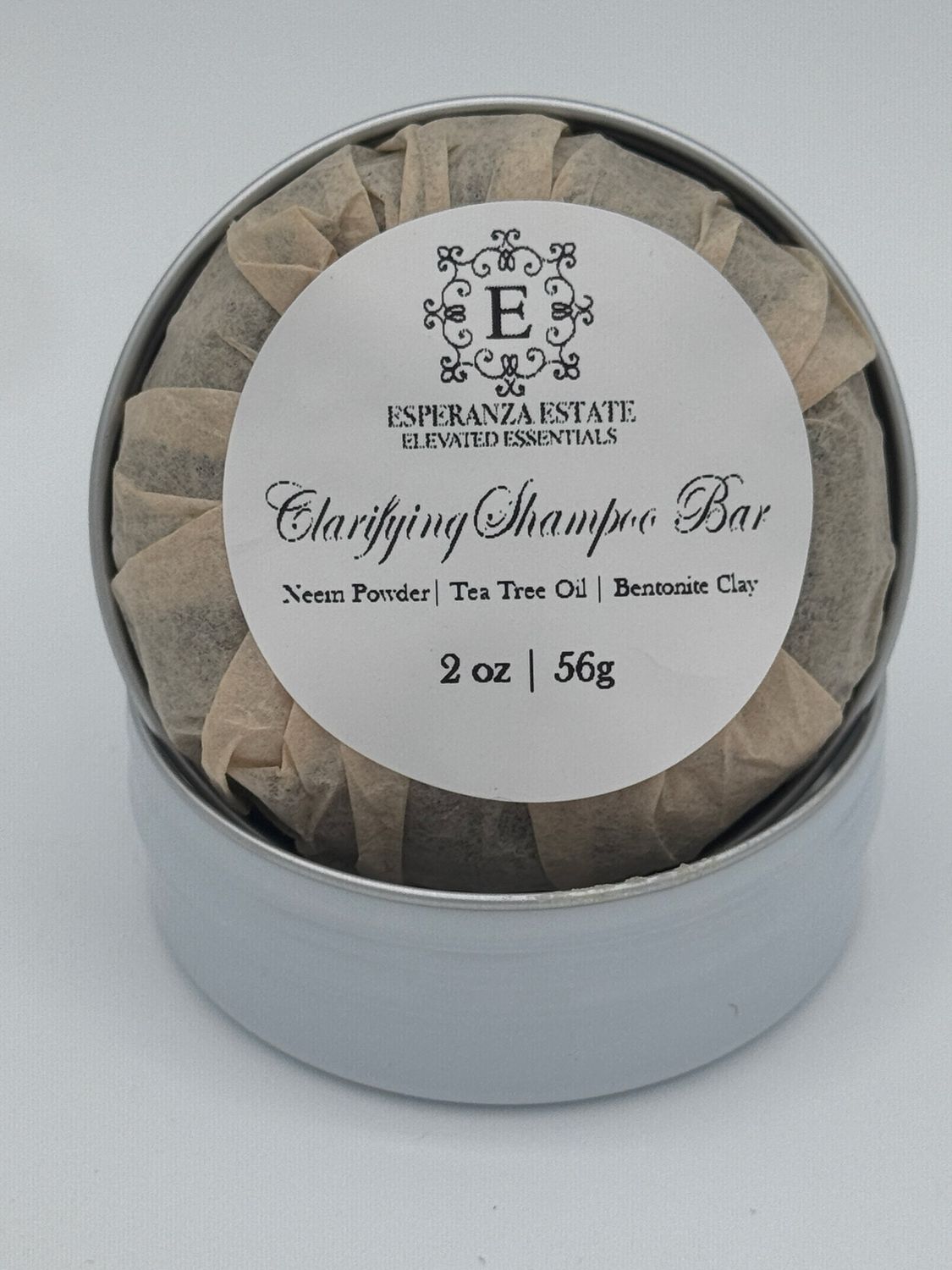 NEEM and BENTONITE CLARIFYING SHAMPOO BAR 