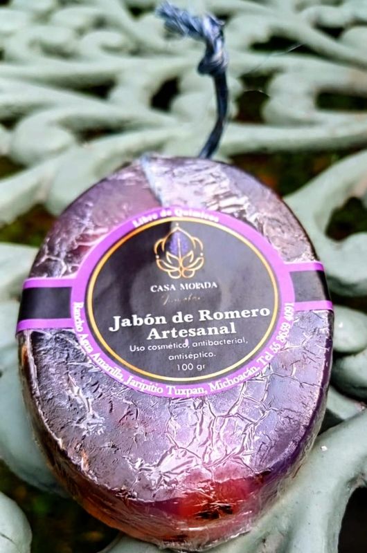 Jabón Artesanal de lavanda