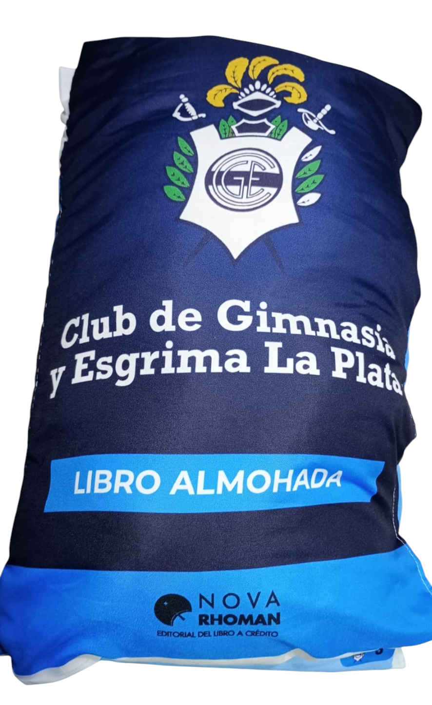 Libro Almohada Gimnasia y Esgrima de La Plata