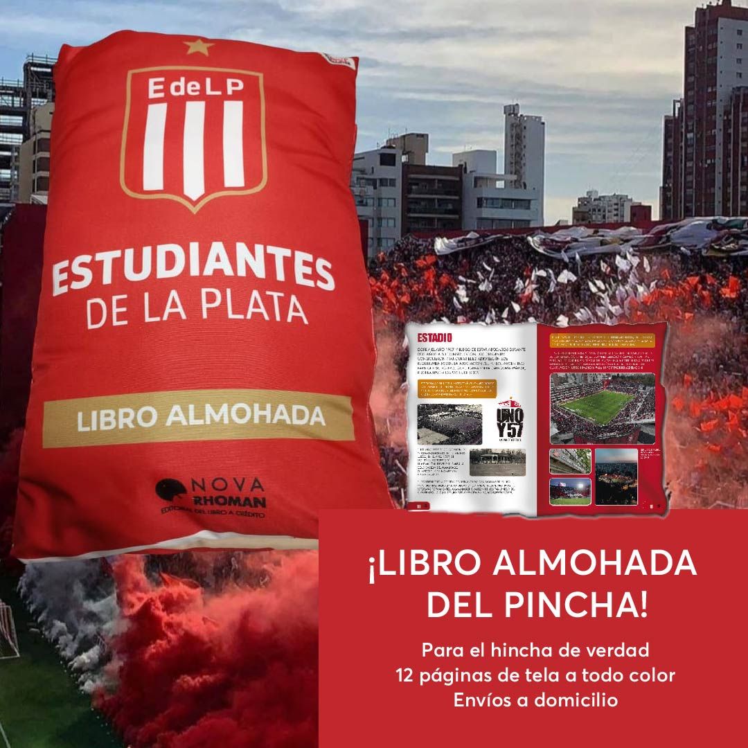 Libro Almohada Estudiantes de La Plata