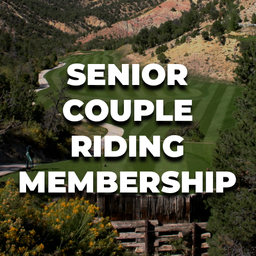 Senior Couple Riding Membership (62+)