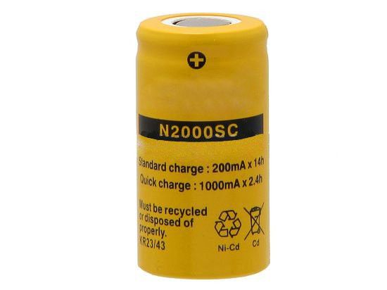 Akumulator Ni-Cd 1V2 2000mAh SC do zgrzewania
