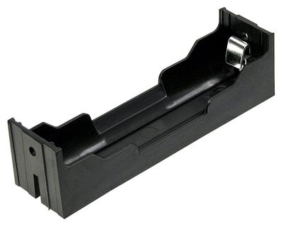 Koszyk na 1 baterie typu 18650 do PCB z blaszkami