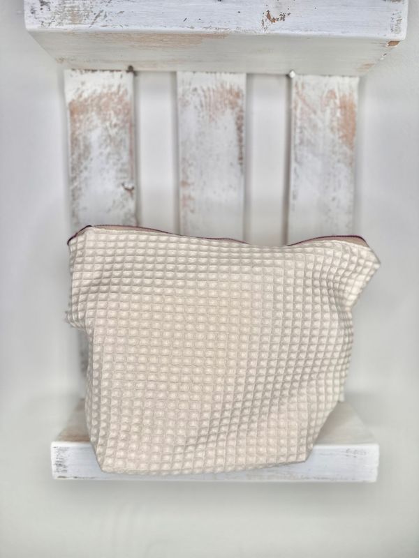 ASTUCCIO BEIGE CON CERNIERA