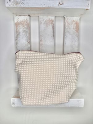 ASTUCCIO BEIGE CON CERNIERA