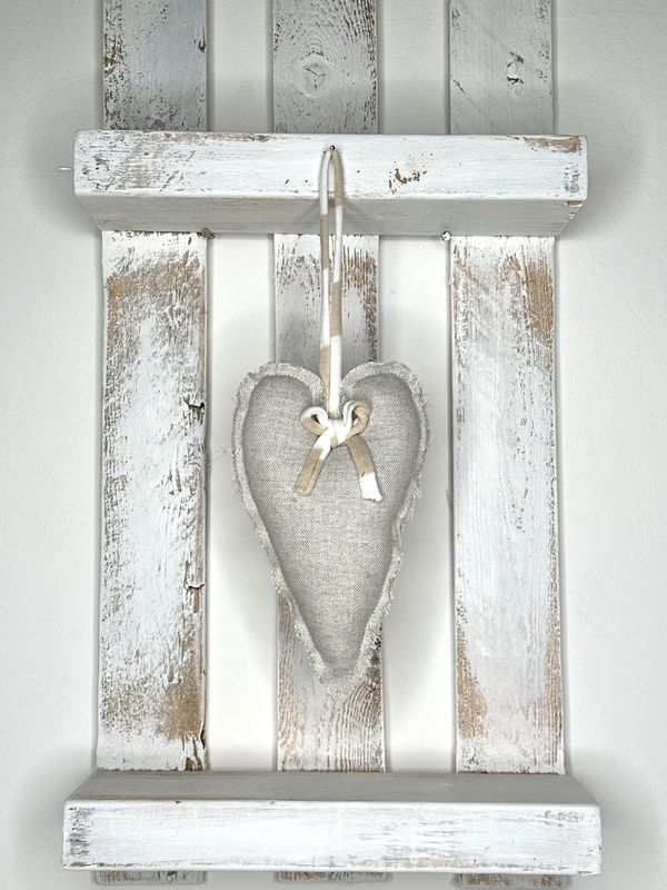 CUORE DECORATIVO DA APPENDERE , ALLUNGATO