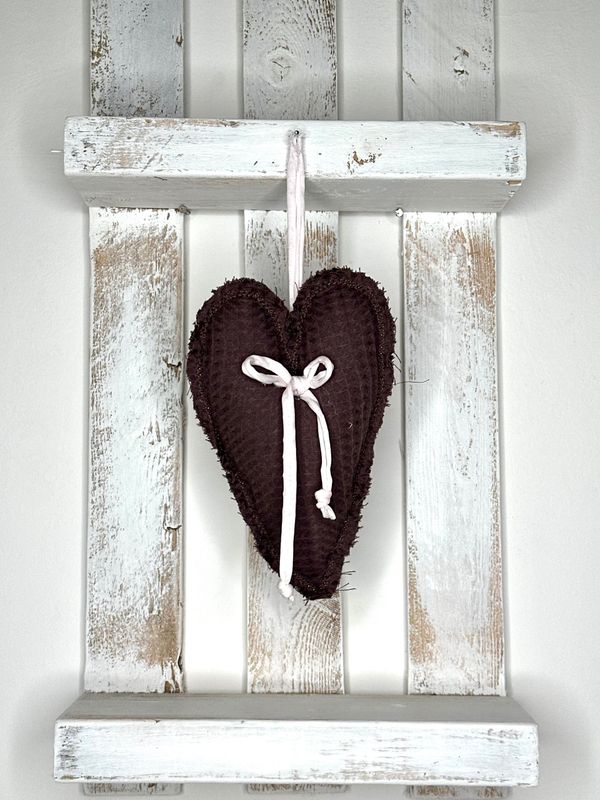 CUORE DECORATIVO DA APPENDERE , ALLUNGATO
