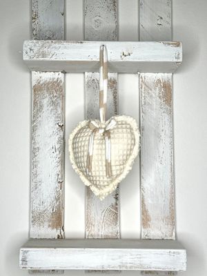 CUORE DECORATIVO DA APPENDERE , ROTONDO